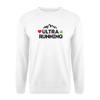 Ultra Running – Meine Liebe - Unisex Pullover - Weiß - Vorne