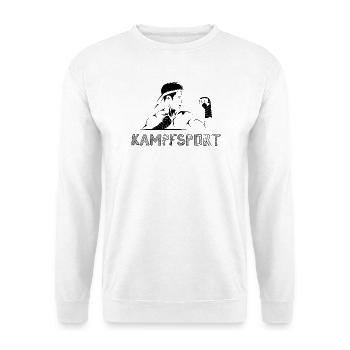 muay thai Kampfsport Symbol Logo icon Grafik - Unisex Pullover - Weiß - Vorne