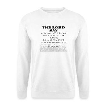 Bible Verse - Unisex Sweatshirt - white - Front