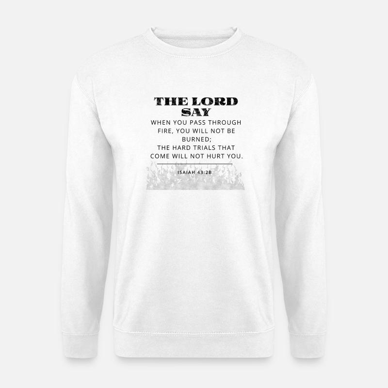 Bibelvers - Unisex Pullover - Weiß