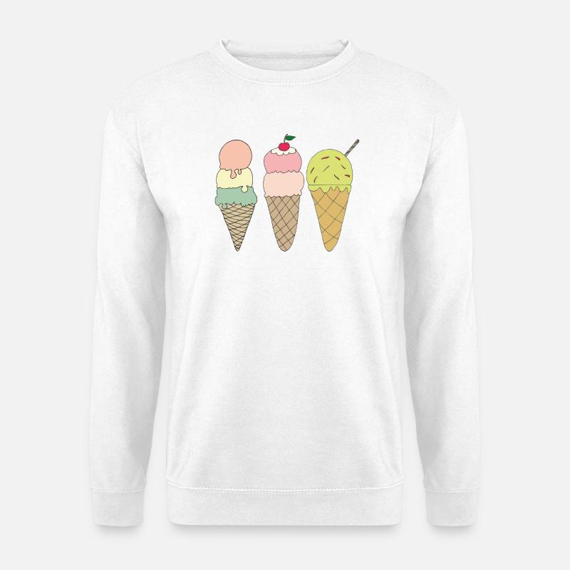 ice variations - Unisex Sweatshirt - white