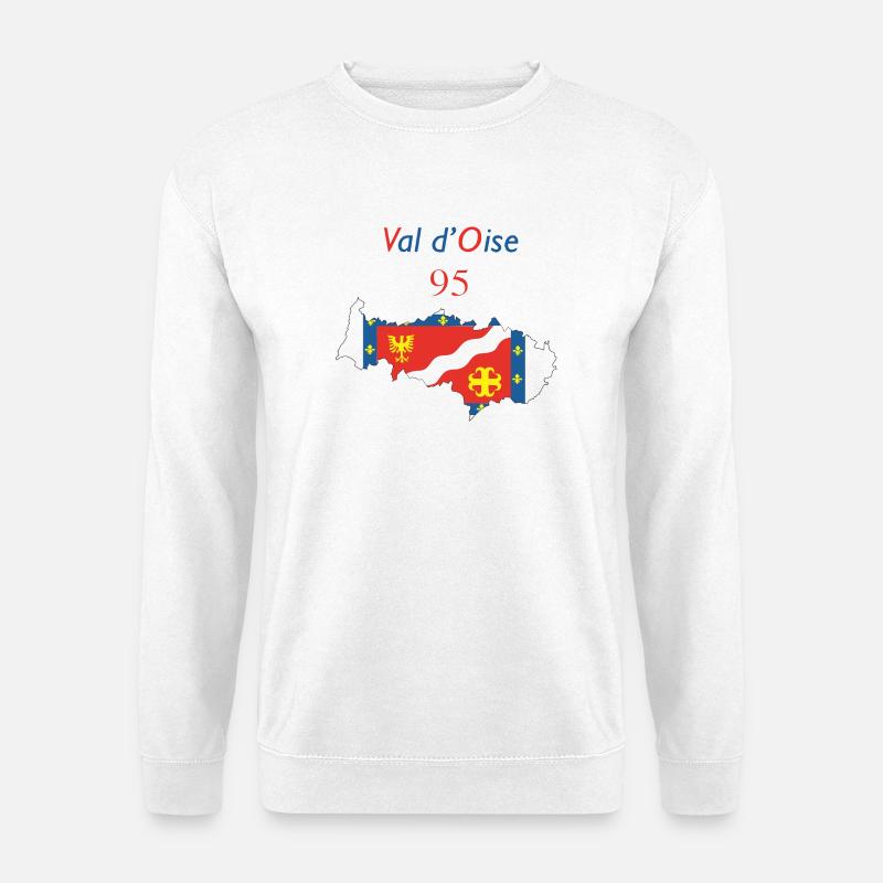 Val d'oise - Unisex Pullover - Weiß