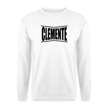 Clemente T-Shirt Geschenkidee - Unisex Pullover - Weiß - Vorne