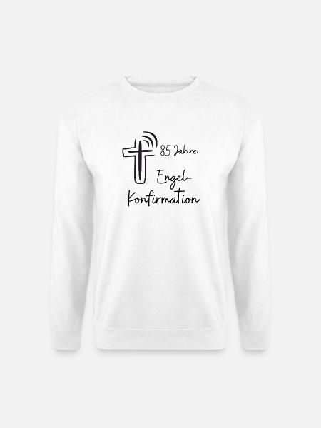 Engel Konfirmation 85 Jahre Jubelkonfirmation - Unisex Pullover - Weiß