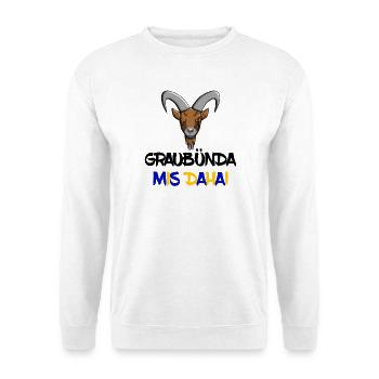 graubünda mis dahai - Unisex Pullover - Weiß - Vorne