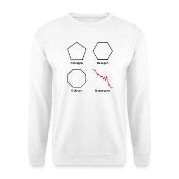 Money, Stocks, Stock Exchange, Trading, Finance, Investor - Unisex Sweatshirt - white - Front