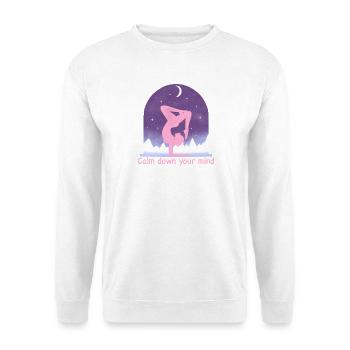 Yoga - Unisex Pullover - Weiß - Vorne