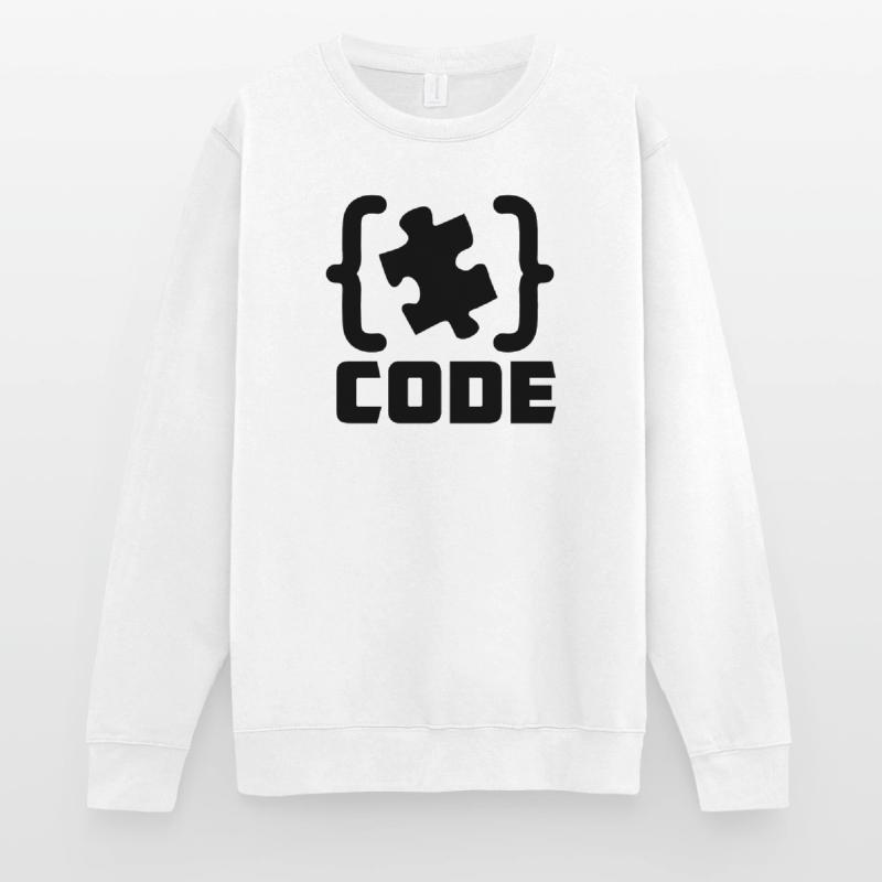 programmeur Code résolution de pièces de puzzle Sweat-shirt Unisexe