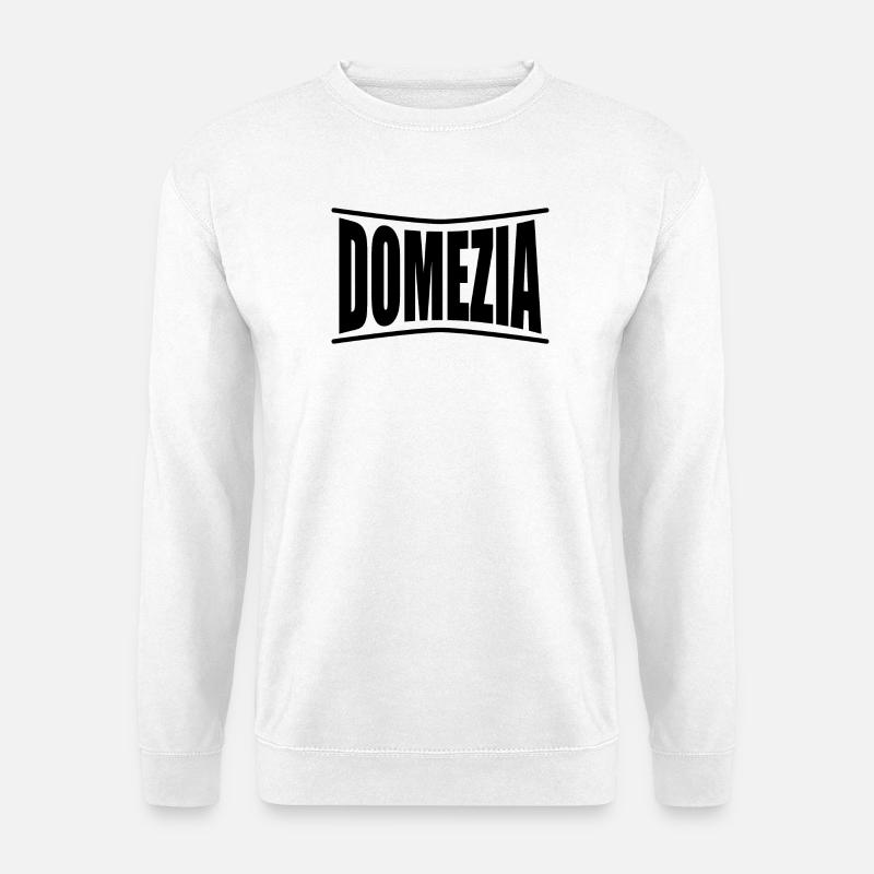 T-Shirt Domezia T-Shirt Geschenkidee - Unisex Pullover - Weiß
