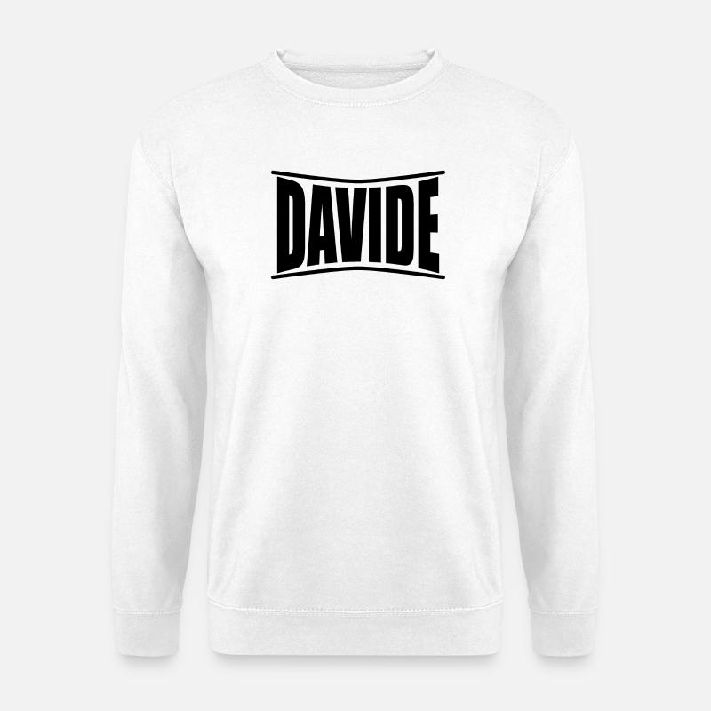 T-Shirt Davide T-Shirt Geschenkidee - Unisex Pullover - Weiß