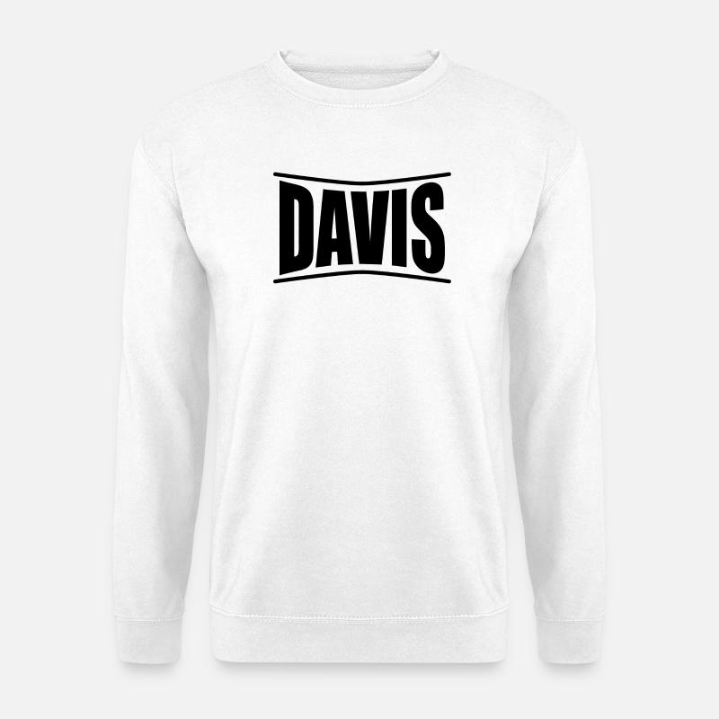 Davis t-shirt gift idea - Unisex Sweatshirt - white
