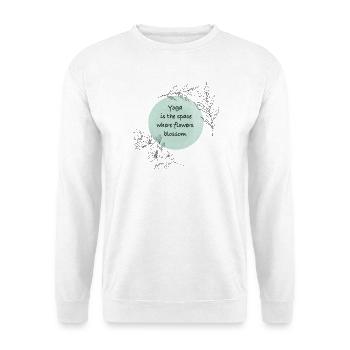 Yoga - Unisex Pullover - Weiß - Vorne