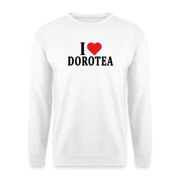 T-shirt J’adore Dorotea t-shirt idée cadeau - Sweat-shirt Unisexe - blanc - Devant