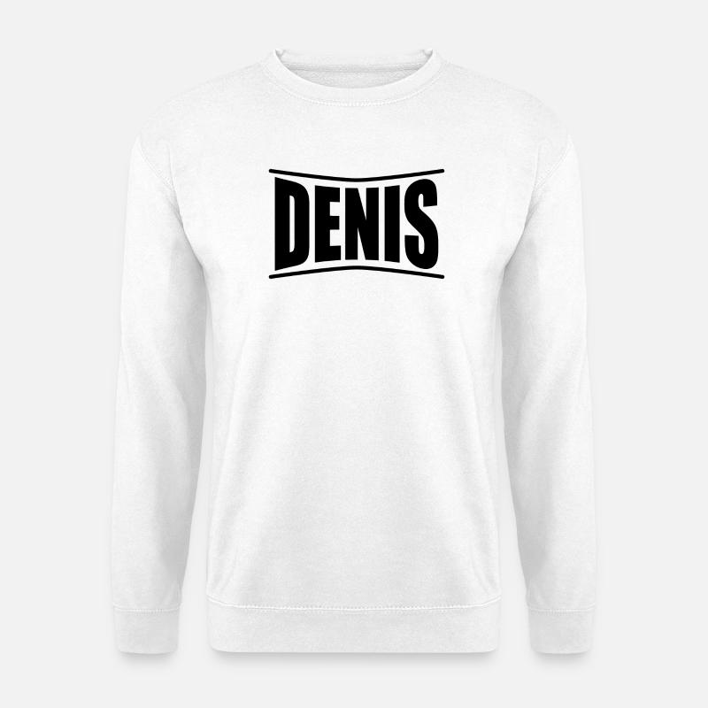 Denis T-Shirt Geschenkidee - Unisex Pullover - Weiß