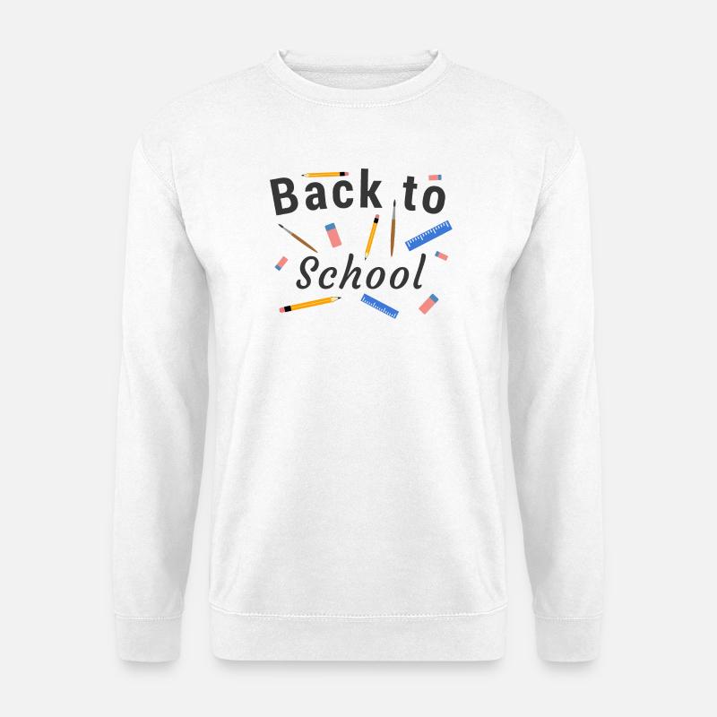 Zurück zur Schule - Unisex Pullover - Weiß