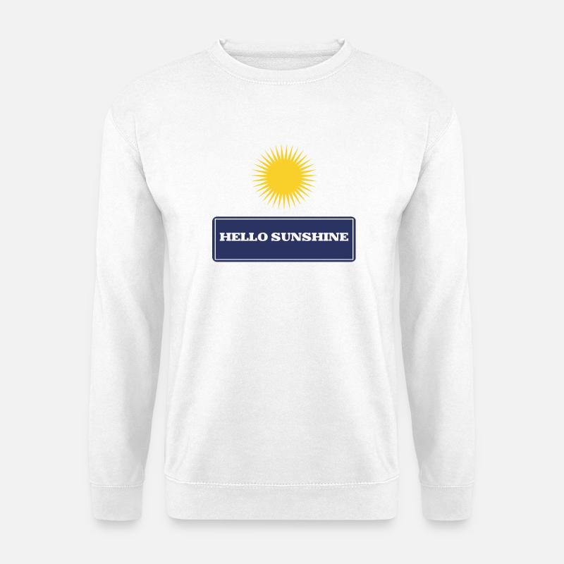 Hallo Sonnenschein - Unisex Pullover - Weiß