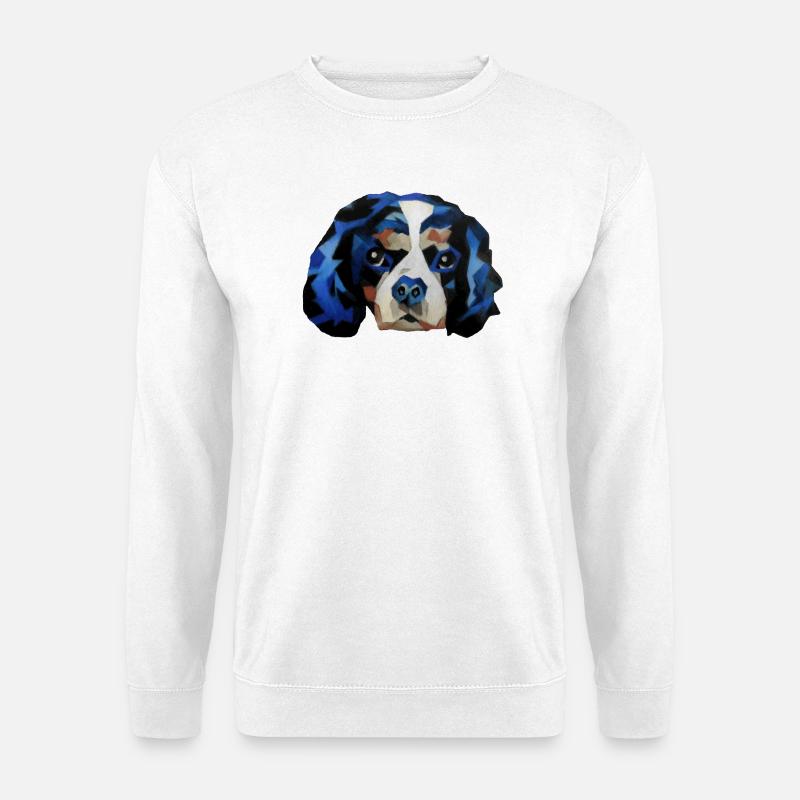 Cavalier King Charles Spaniel - Unisex Pullover - Weiß