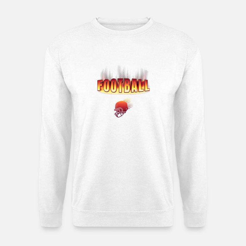 Football Design - Unisex Pullover - Weiß