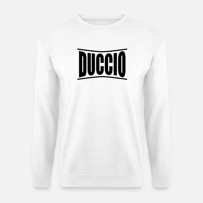 Duccio t-shirt gift idea - Unisex Sweatshirt - white