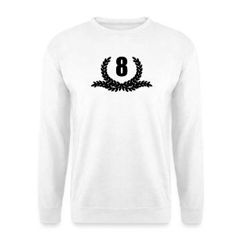 Lauwerkrans 08 YEARS - Unisex Sweatshirt - white - Front