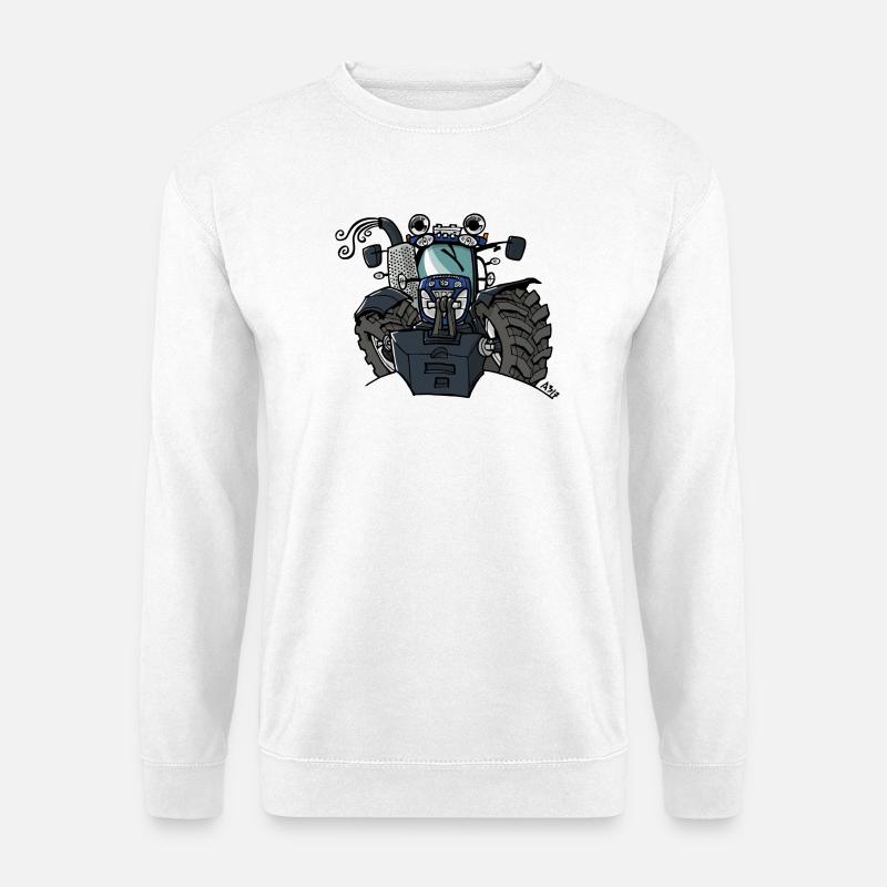 0533 BlueTraktor T7 170 - Unisex Pullover - Weiß