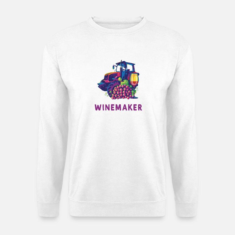 Winemaker Design - Unisex Sweatshirt - white