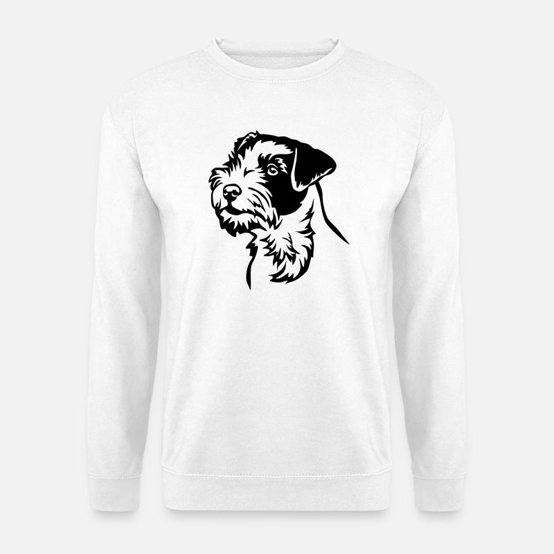 Parson Russell Terrier Kopf - Unisex Pullover - Weiß