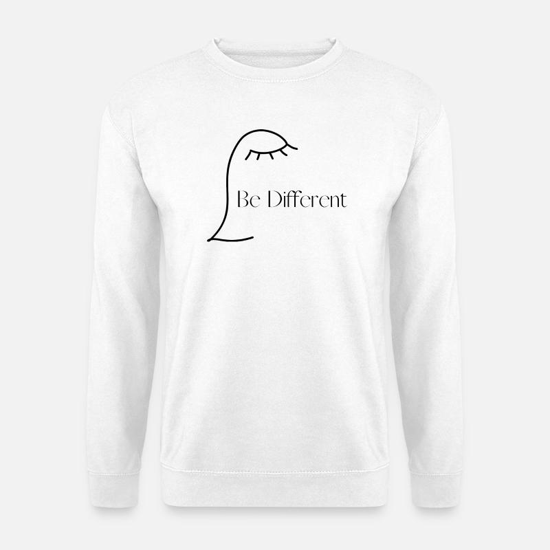 Anders sein als andere - Unisex Pullover - Weiß