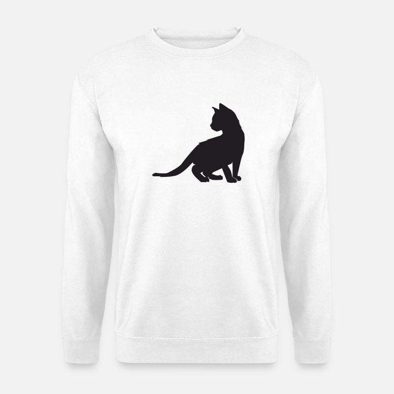 Kätzchen-Design - Unisex Pullover - Weiß
