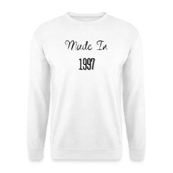 Créé en 1997 - Sweat-shirt Unisexe - blanc - Devant