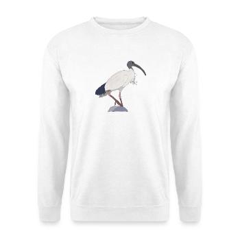 Ibis Bin Bird - Sweat-shirt Unisexe - blanc - Devant