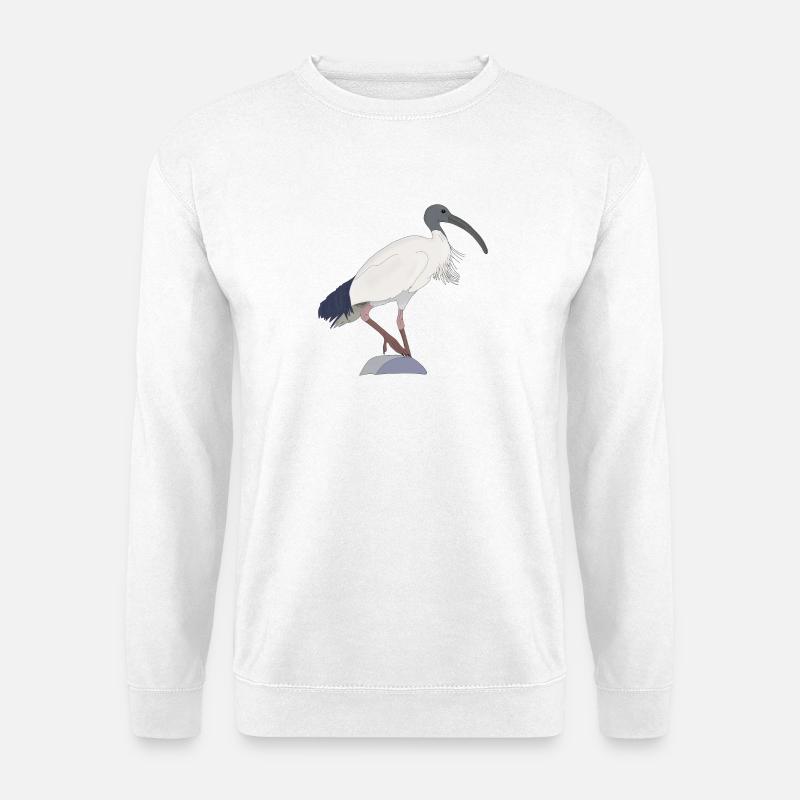 ibis bin Vogel - Unisex Pullover - Weiß