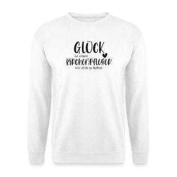 Kirchenpfleger Kirche Ehrenamt Bedanken Geschenk - Unisex Pullover - Weiß - Vorne