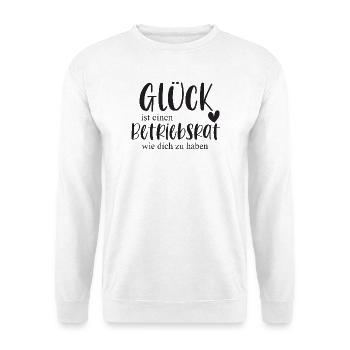 Betriebsrat Arbeitnehmer Vertretung Geschenk - Unisex Pullover - Weiß - Vorne