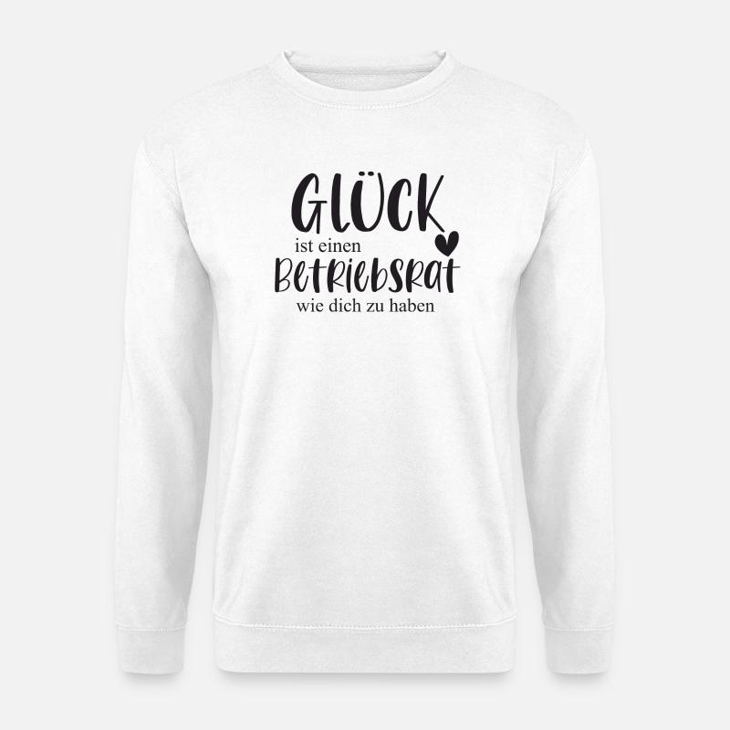Betriebsrat Arbeitnehmer Vertretung Geschenk - Unisex Pullover - Weiß