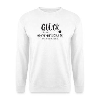 Kommandantin Freiwillige Feuerwehr Ehrenamt - Unisex Pullover - Weiß - Vorne