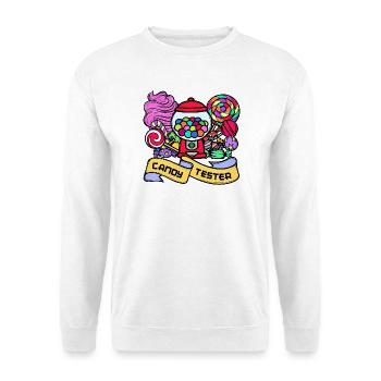 Bonbons Bonbons Délicieux Dessert Déclaration Sucré - Sweat-shirt Unisexe - blanc - Devant