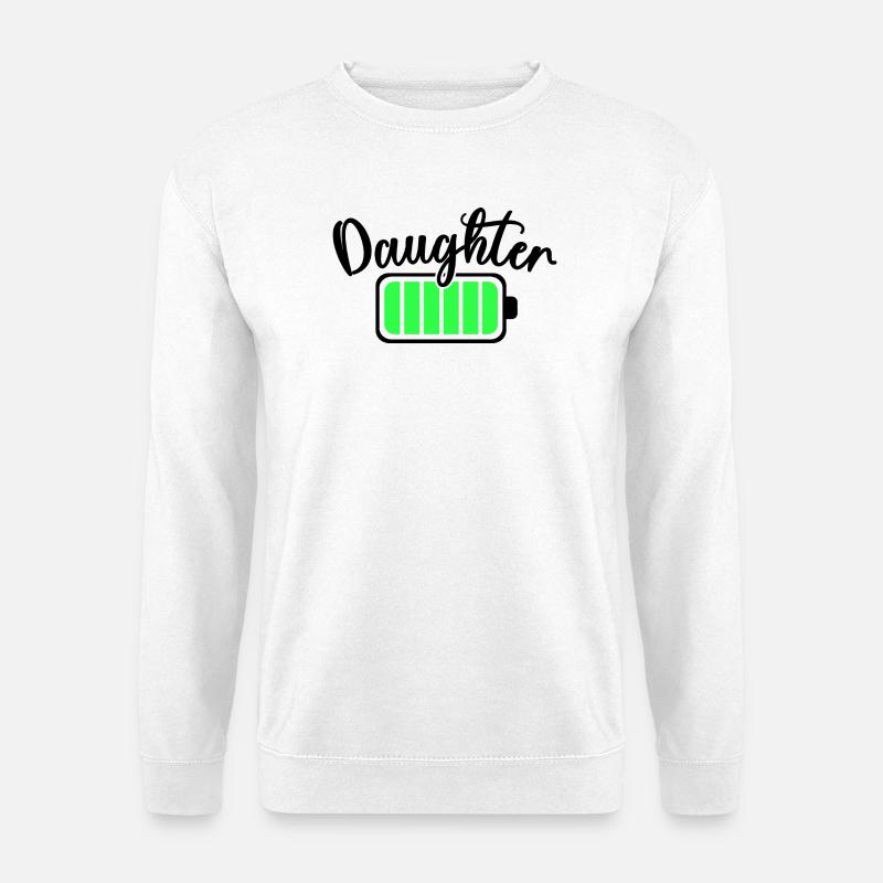 Neon-Balken-Equalizer-Muster - Unisex Pullover - Weiß