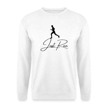 Il suffit de courir - Sweat-shirt Unisexe - blanc - Devant