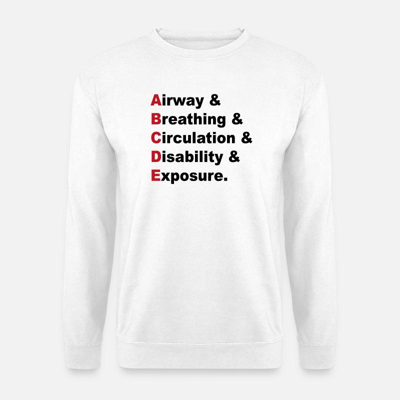 ABCDE Regel - Unisex Pullover - Weiß