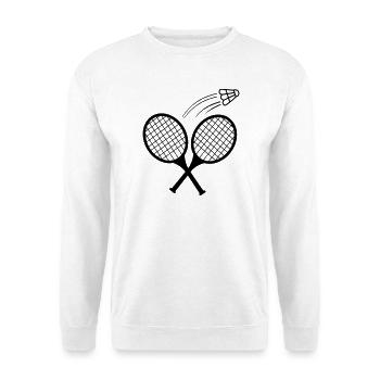 Badminton 3 - Unisex Pullover - Weiß - Vorne