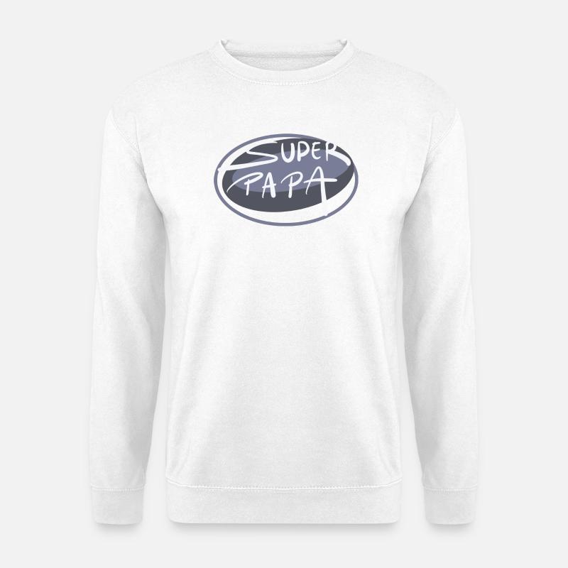 Super Papa - Unisex Pullover - Weiß