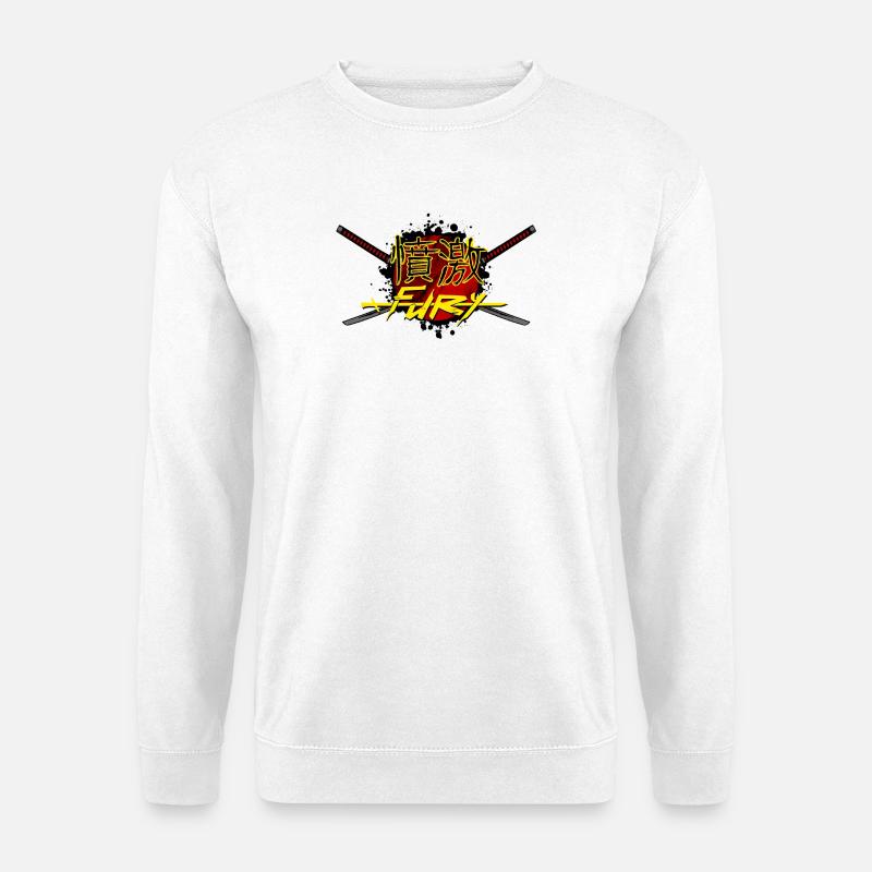 FURY Kreuzte Schwerter. - Unisex Pullover - Weiß