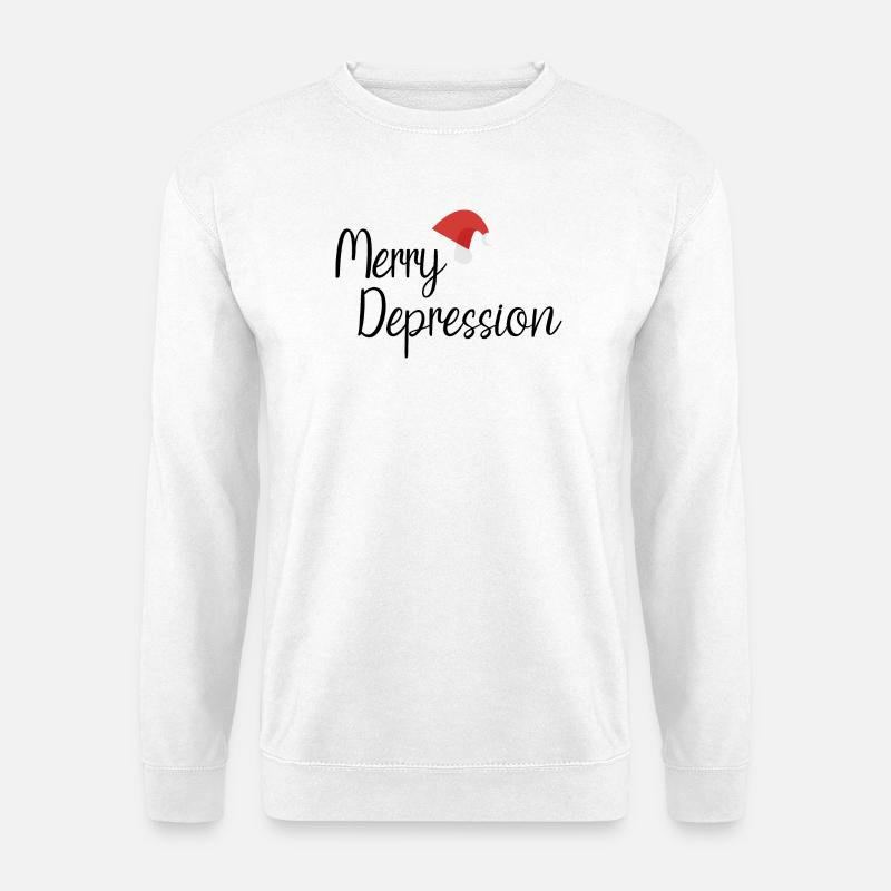 Merry Depression - Unisex Sweatshirt - white