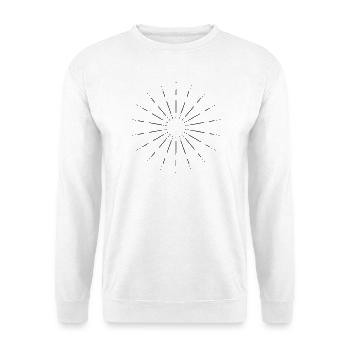 Étoile de Mandala - Sweat-shirt Unisexe - blanc - Devant