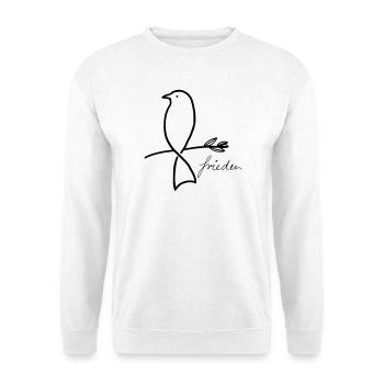 Paix - Sweat-shirt Unisexe - blanc - Devant