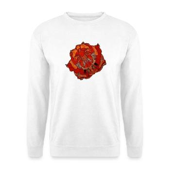 tolle frühlingsmotive damen, papageientulpe - Unisex Pullover - Weiß - Vorne