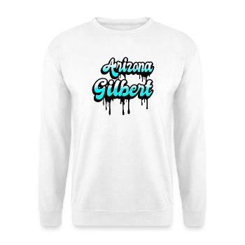 Motif Gilbert Arizona - Sweat-shirt Unisexe - blanc - Devant