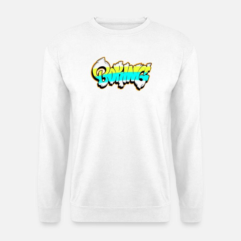 Boomer Graffiti Farbverlauf - Unisex Pullover - Weiß