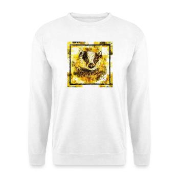 Der Gelbe Dachs, Tier Geschenke - Unisex Pullover - Weiß - Vorne